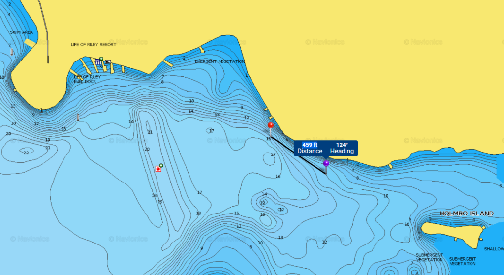 walleye fishing map for tailored tackle catch