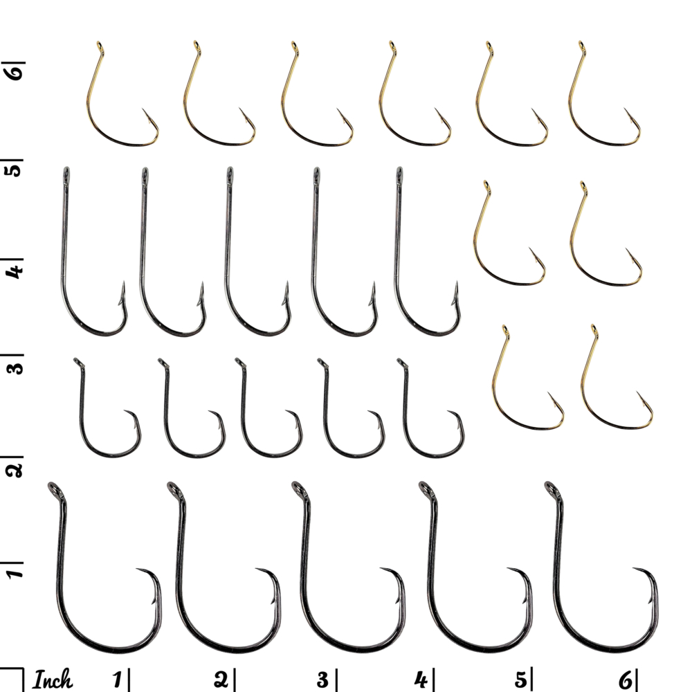 saltwater-circle-hooks-surf-fishing-kit-tailored-tackle Saltwater Fishing Hooks for Suf Fishing Circle Kahle and J Hooks