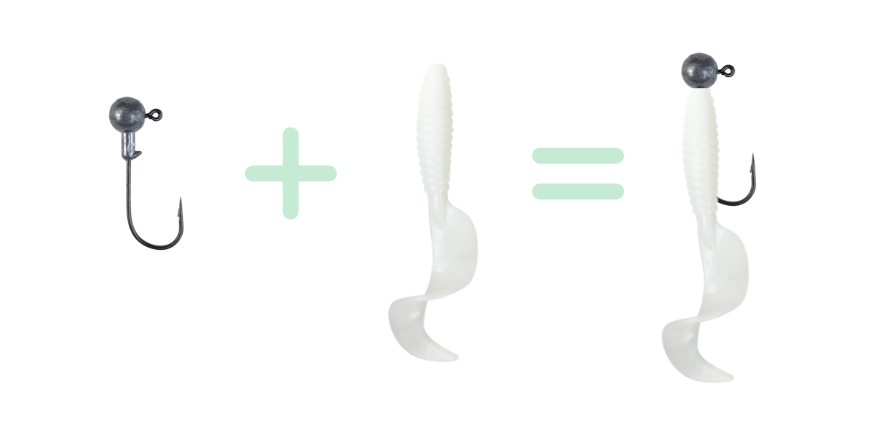 Jigging Curl Tail Grub