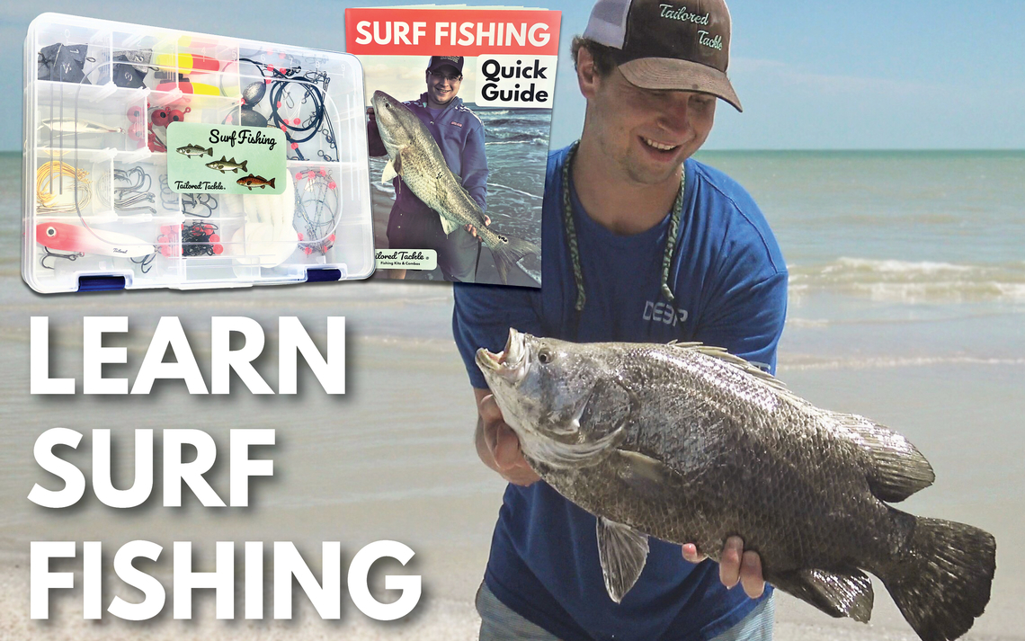 Tailored Tackle Surf Fishing Kit Saltwater Tackle Lures Surf Fishing Rigs Book Box