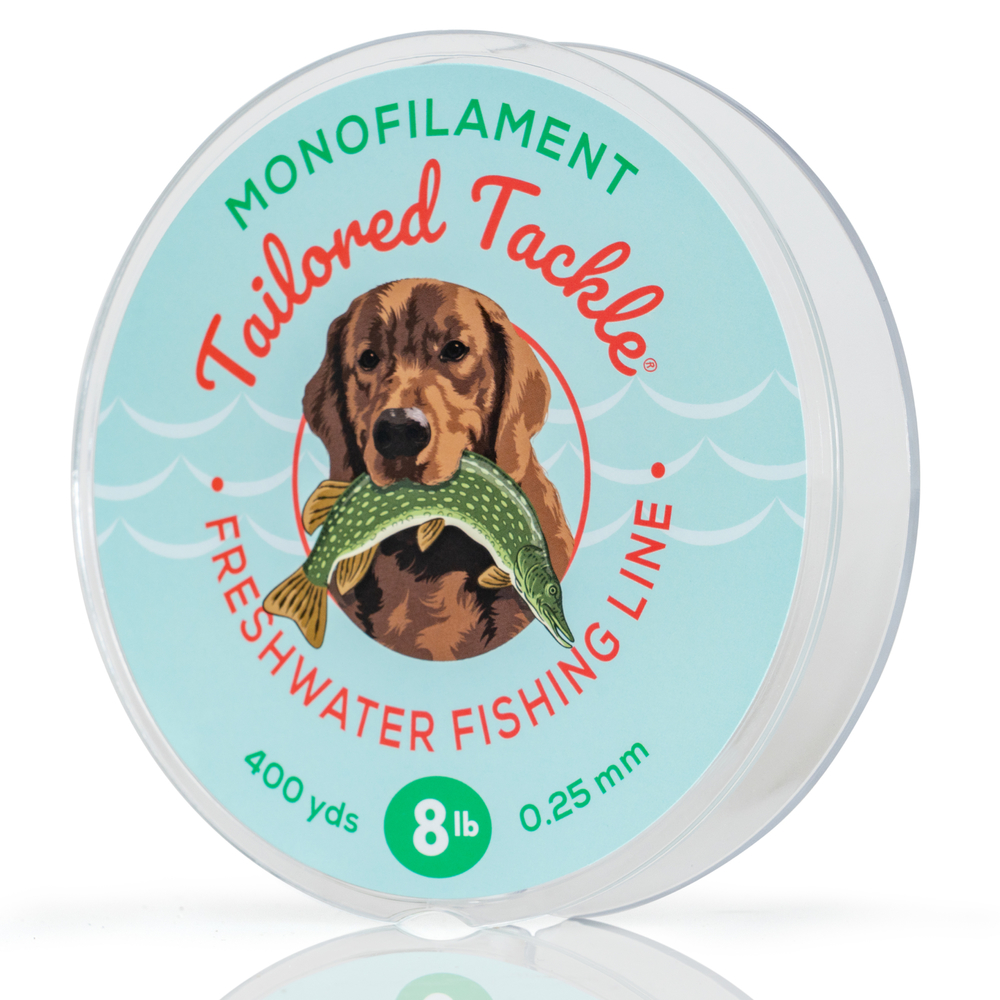 Mobile Freshwater Fishing Line Monofilament 8Lb 400Yds Clear Nylon Mono Spool